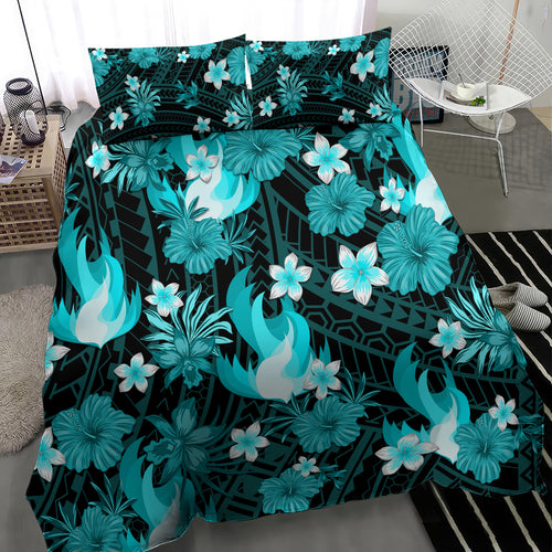 australian-heat-cricket-bedding-set-baeuty-pacific-hibiscus-and-polynesian-pattern