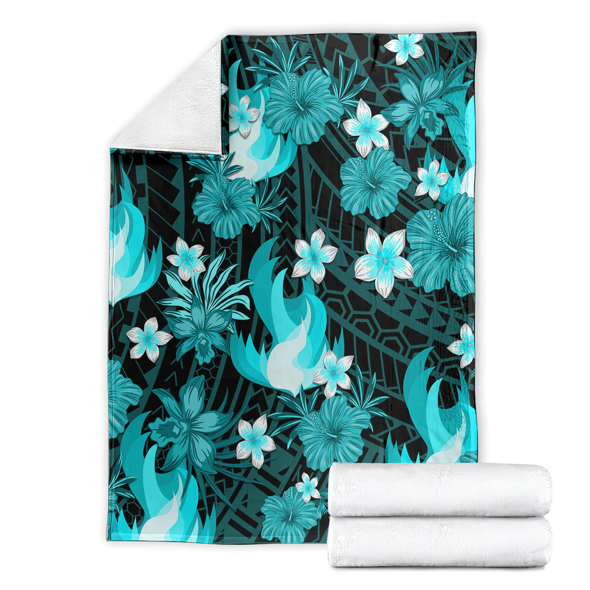 australian-heat-cricket-blanket-baeuty-pacific-hibiscus-and-polynesian-pattern