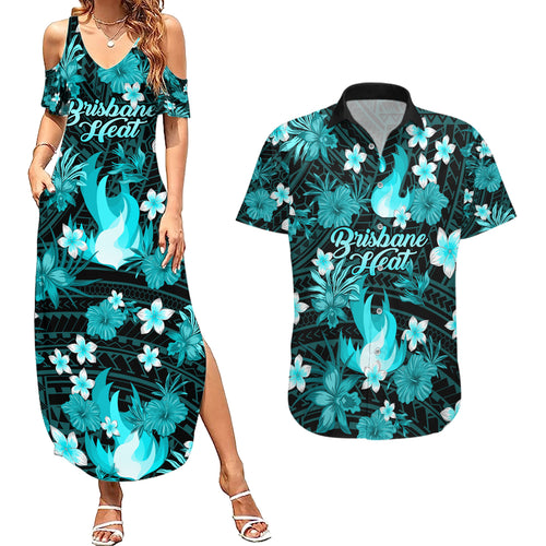 australian-heat-cricket-couples-matching-summer-maxi-dress-and-hawaiian-shirt-baeuty-pacific-hibiscus-and-polynesian-pattern
