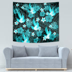 australian-heat-cricket-tapestry-baeuty-pacific-hibiscus-and-polynesian-pattern