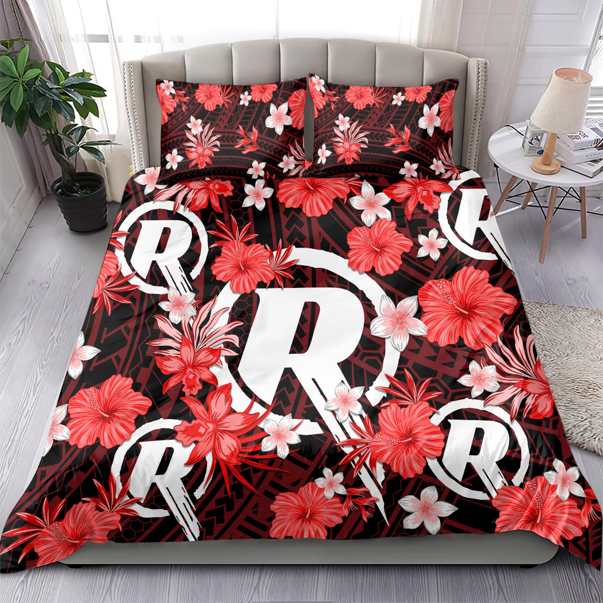 australian-renegades-cricket-bedding-set-baeuty-pacific-hibiscus-and-polynesian-pattern