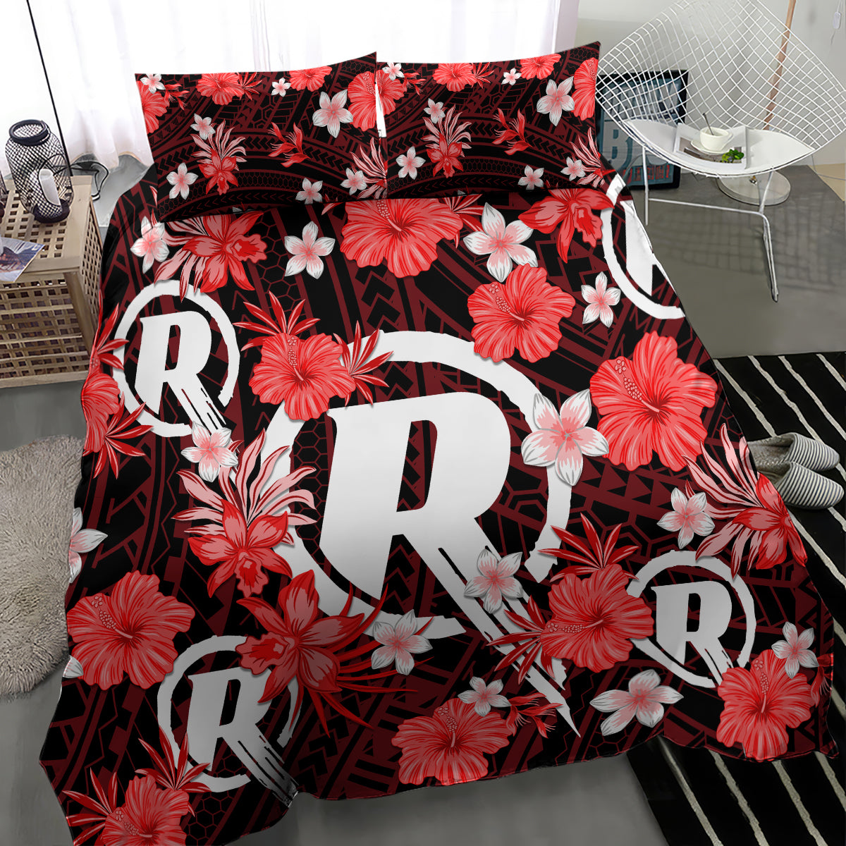 australian-renegades-cricket-bedding-set-baeuty-pacific-hibiscus-and-polynesian-pattern