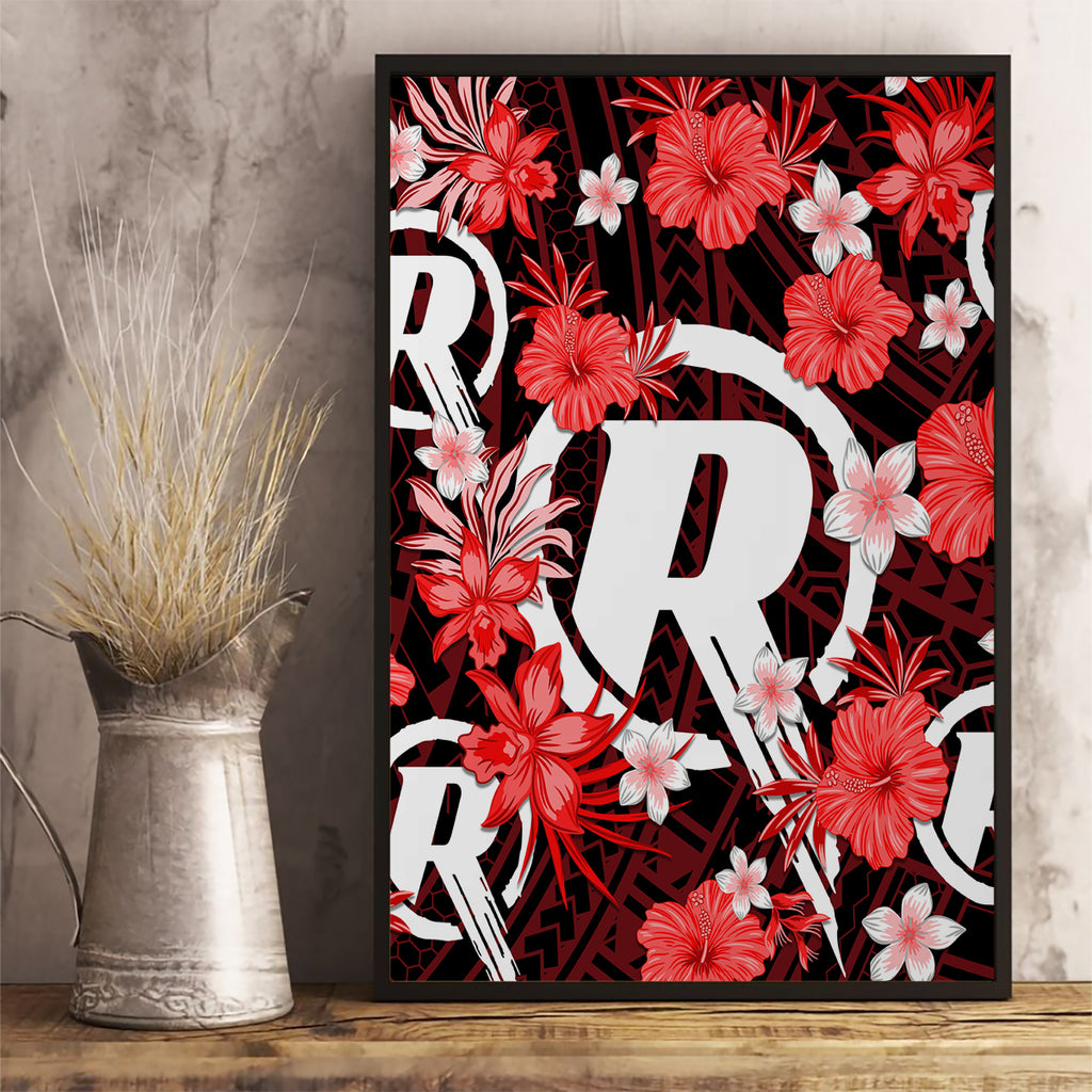 australian-renegades-cricket-canvas-wall-art-baeuty-pacific-hibiscus-and-polynesian-pattern