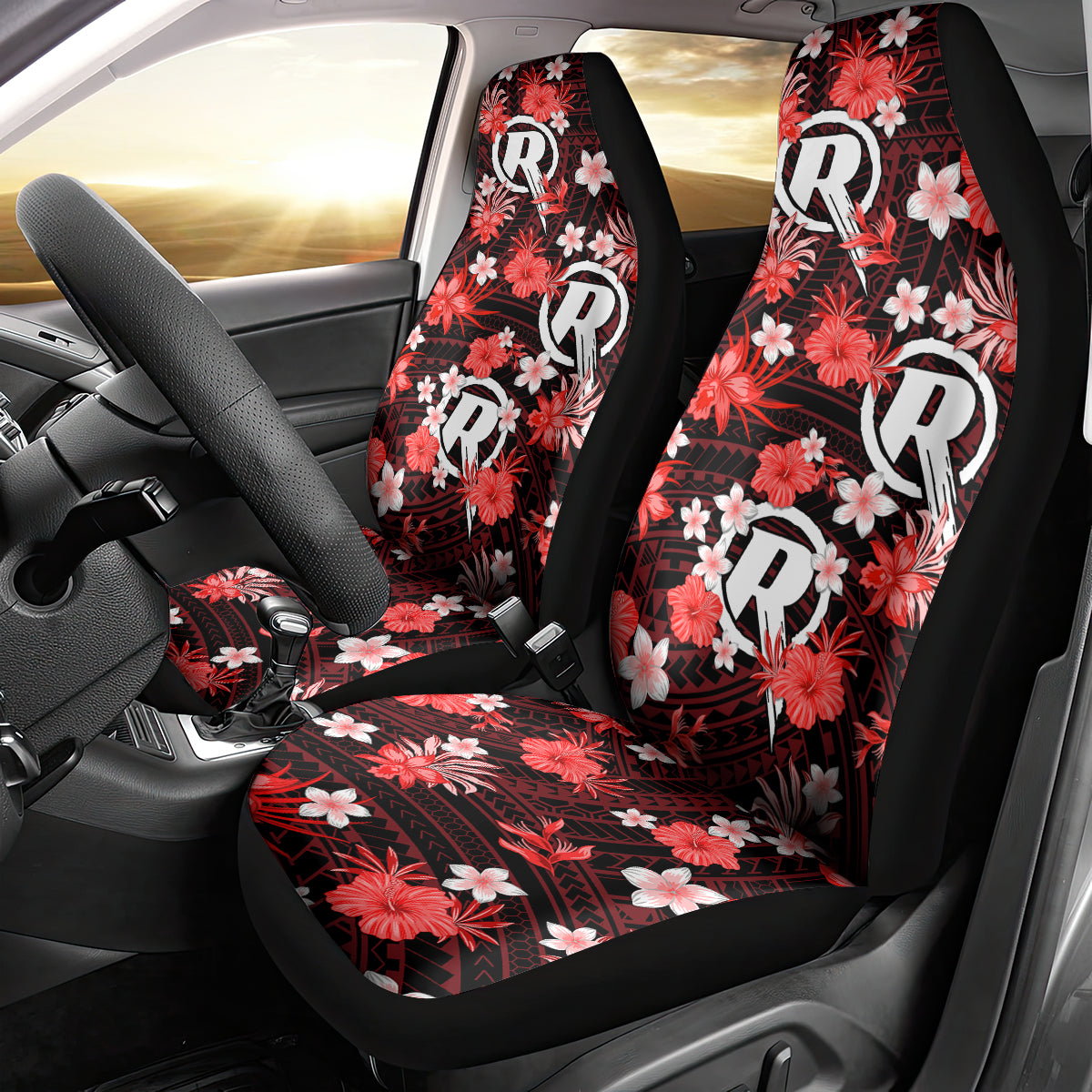 australian-renegades-cricket-car-seat-cover-baeuty-pacific-hibiscus-and-polynesian-pattern