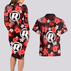 australian-renegades-cricket-couples-matching-long-sleeve-bodycon-dress-and-hawaiian-shirt-baeuty-pacific-hibiscus-and-polynesian-pattern