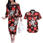 australian-renegades-cricket-couples-matching-off-the-shoulder-long-sleeve-dress-and-hawaiian-shirt-baeuty-pacific-hibiscus-and-polynesian-pattern
