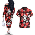 australian-renegades-cricket-couples-matching-off-the-shoulder-long-sleeve-dress-and-hawaiian-shirt-baeuty-pacific-hibiscus-and-polynesian-pattern