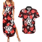 australian-renegades-cricket-couples-matching-summer-maxi-dress-and-hawaiian-shirt-baeuty-pacific-hibiscus-and-polynesian-pattern