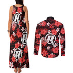 australian-renegades-cricket-couples-matching-tank-maxi-dress-and-long-sleeve-button-shirts-baeuty-pacific-hibiscus-and-polynesian-pattern