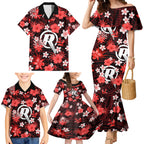 australian-renegades-cricket-family-matching-mermaid-dress-and-hawaiian-shirt-baeuty-pacific-hibiscus-and-polynesian-pattern