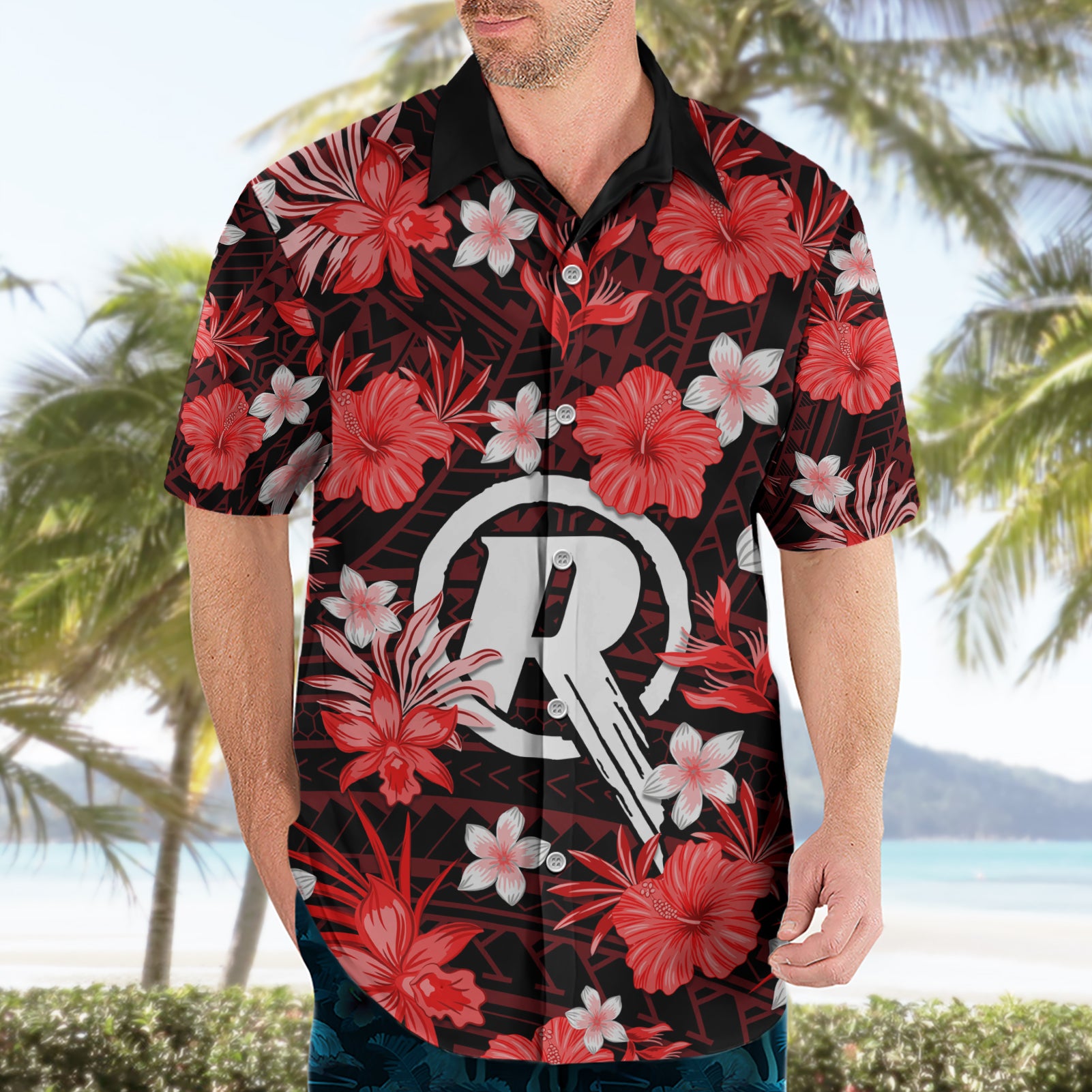 australian-renegades-cricket-hawaiian-shirt-baeuty-pacific-hibiscus-and-polynesian-pattern