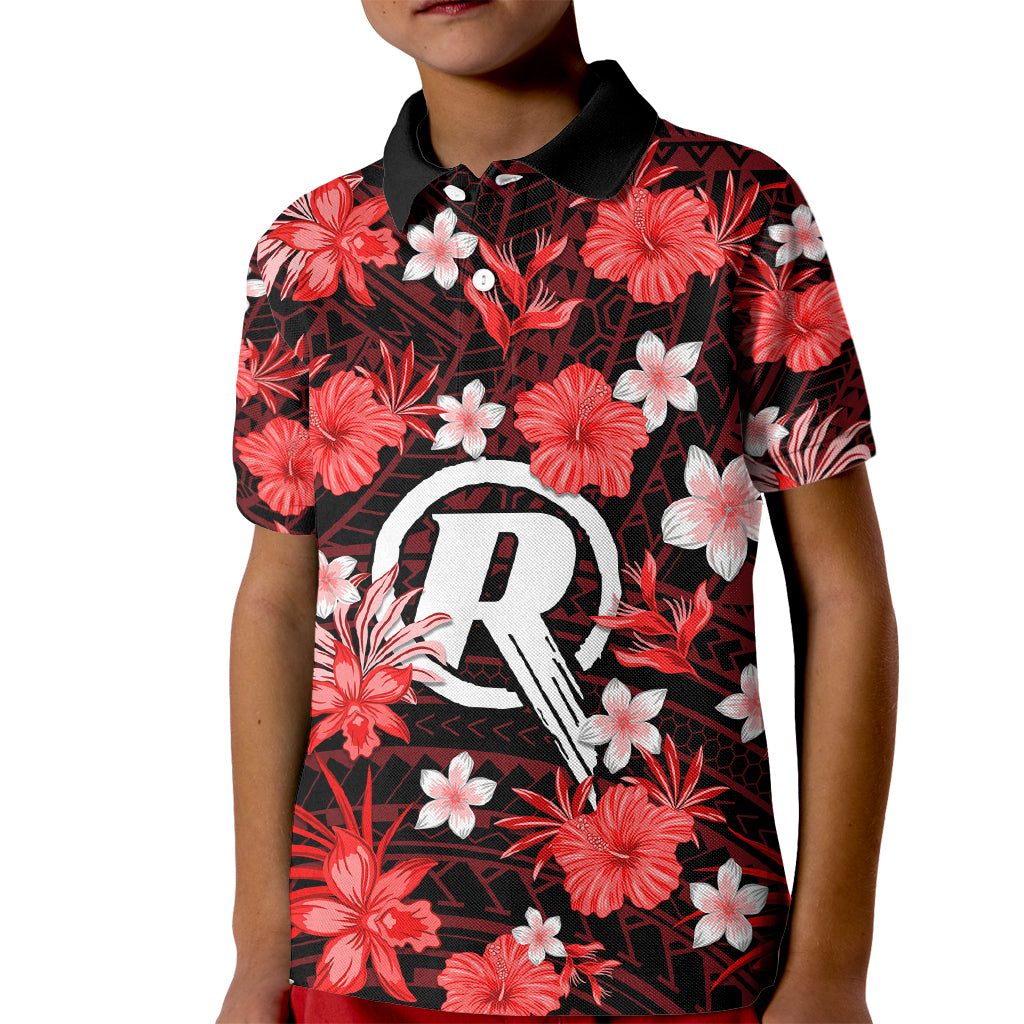 australian-renegades-cricket-kid-polo-shirt-baeuty-pacific-hibiscus-and-polynesian-pattern