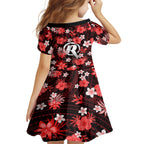 australian-renegades-cricket-kid-short-sleeve-dress-baeuty-pacific-hibiscus-and-polynesian-pattern