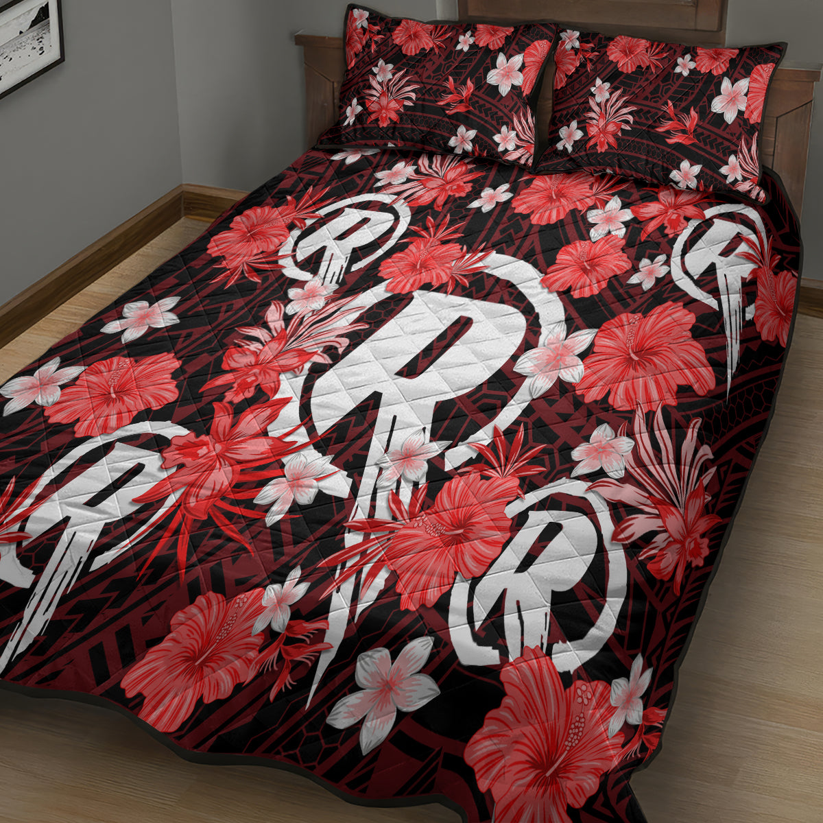 australian-renegades-cricket-quilt-bed-set-baeuty-pacific-hibiscus-and-polynesian-pattern