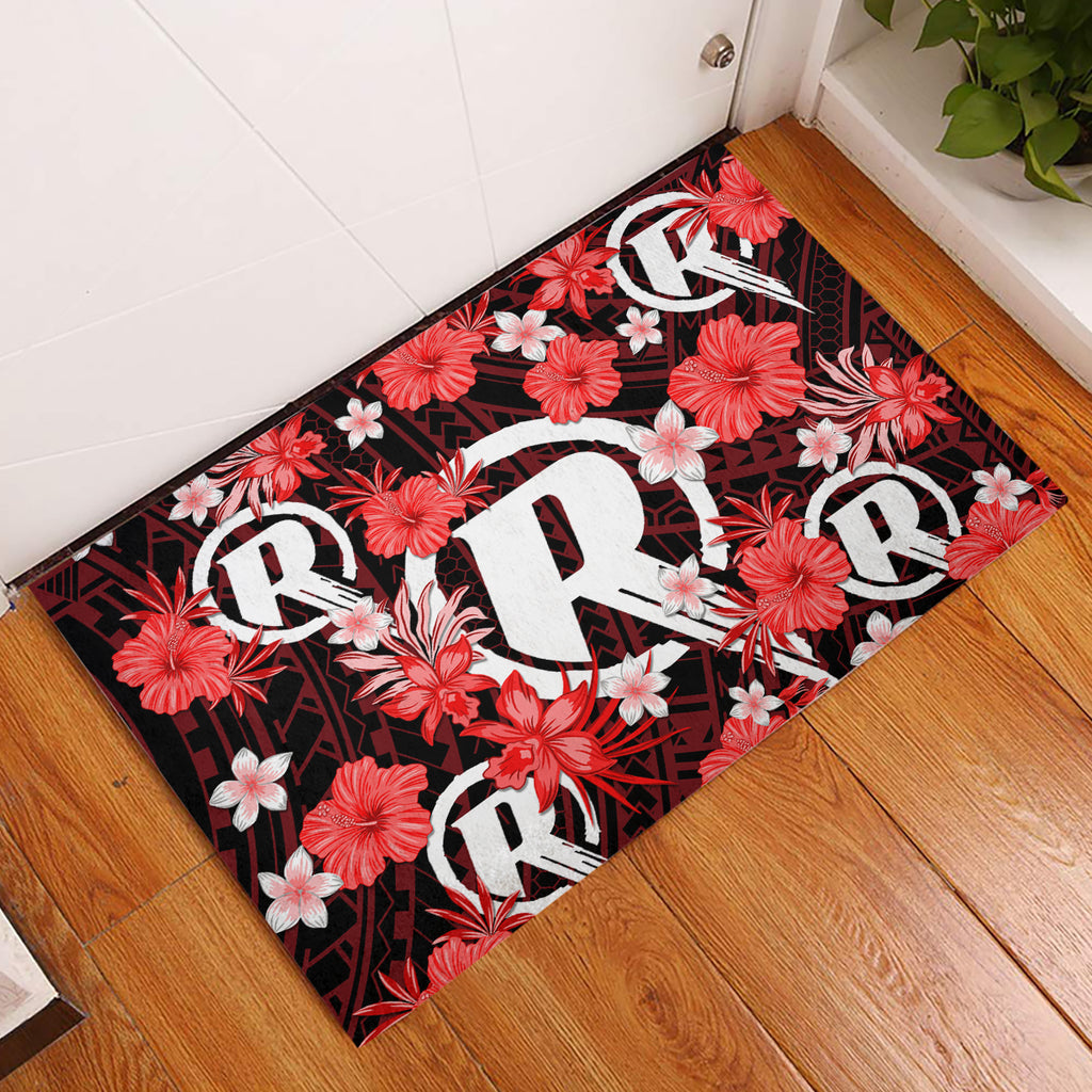 australian-renegades-cricket-rubber-doormat-baeuty-pacific-hibiscus-and-polynesian-pattern