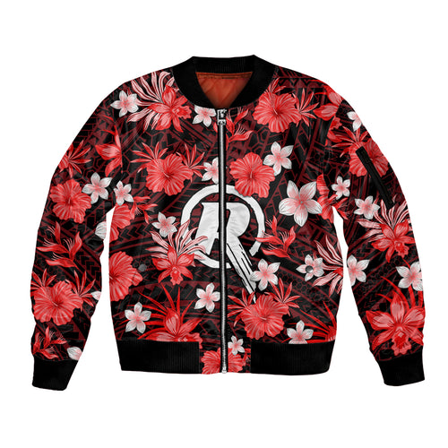 australian-renegades-cricket-sleeve-zip-bomber-jacket-baeuty-pacific-hibiscus-and-polynesian-pattern
