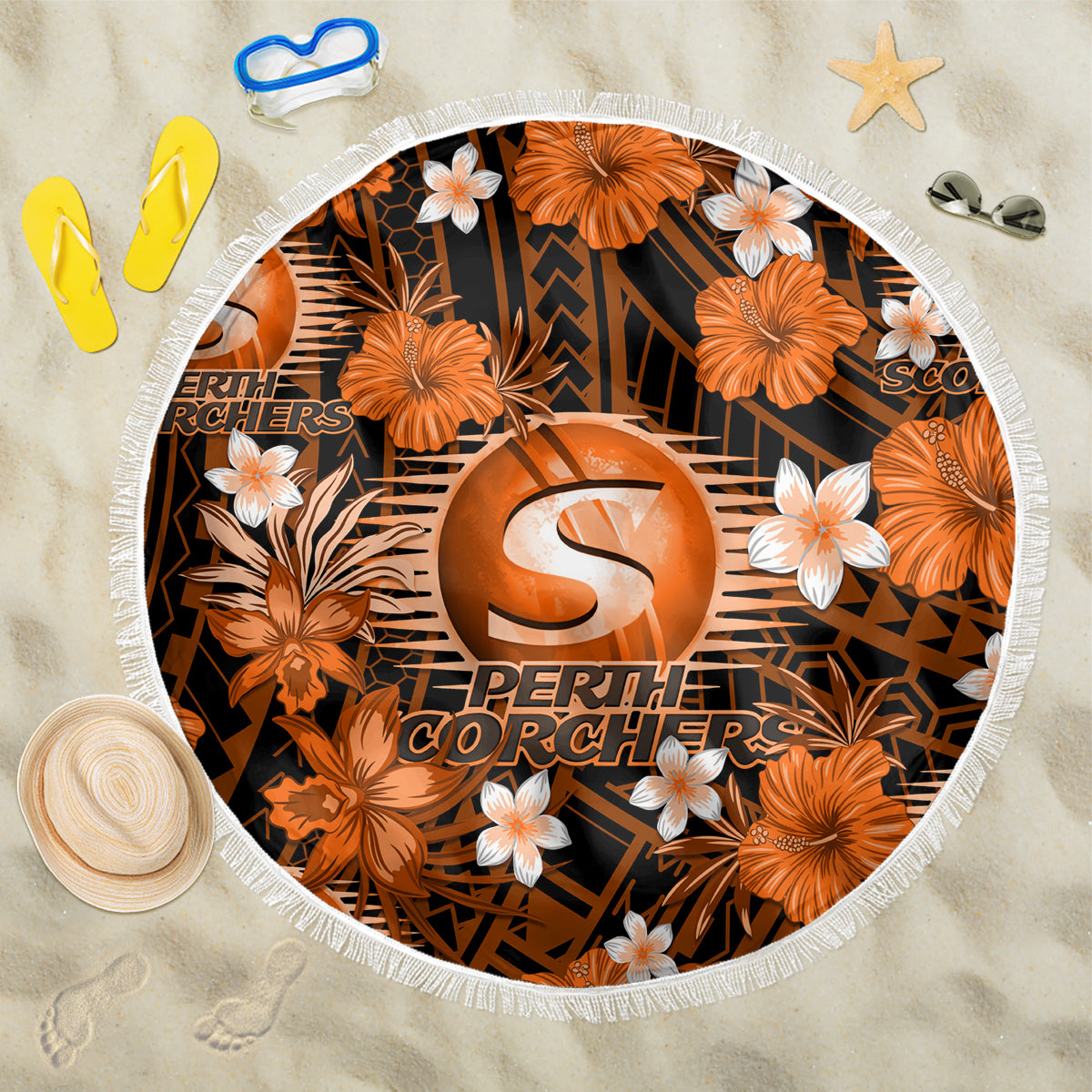 australian-scorchers-cricket-beach-blanket-baeuty-pacific-hibiscus-and-polynesian-pattern