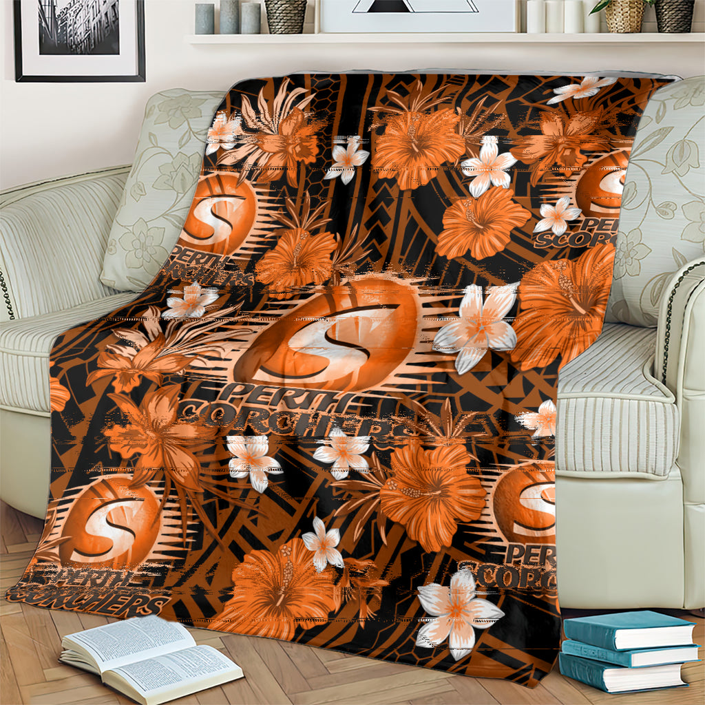 australian-scorchers-cricket-blanket-baeuty-pacific-hibiscus-and-polynesian-pattern