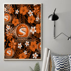 australian-scorchers-cricket-canvas-wall-art-baeuty-pacific-hibiscus-and-polynesian-pattern