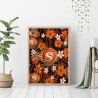 australian-scorchers-cricket-canvas-wall-art-baeuty-pacific-hibiscus-and-polynesian-pattern