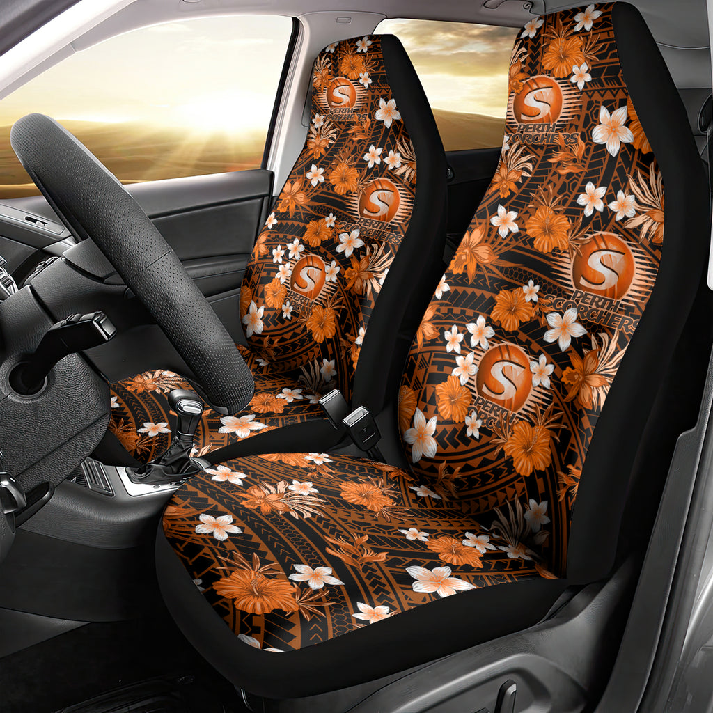 australian-scorchers-cricket-car-seat-cover-baeuty-pacific-hibiscus-and-polynesian-pattern