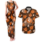 australian-scorchers-cricket-couples-matching-tank-maxi-dress-and-hawaiian-shirt-baeuty-pacific-hibiscus-and-polynesian-pattern