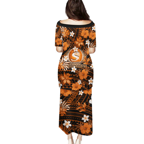 australian-scorchers-cricket-family-matching-puletasi-dress-and-hawaiian-shirt-baeuty-pacific-hibiscus-and-polynesian-pattern