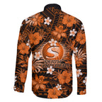 australian-scorchers-cricket-family-matching-short-sleeve-bodycon-dress-and-hawaiian-shirt-baeuty-pacific-hibiscus-and-polynesian-pattern