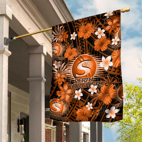 australian-scorchers-cricket-garden-flag-baeuty-pacific-hibiscus-and-polynesian-pattern