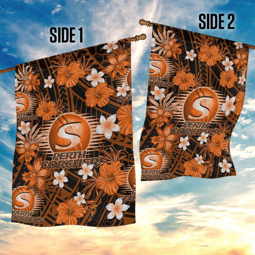 australian-scorchers-cricket-garden-flag-baeuty-pacific-hibiscus-and-polynesian-pattern