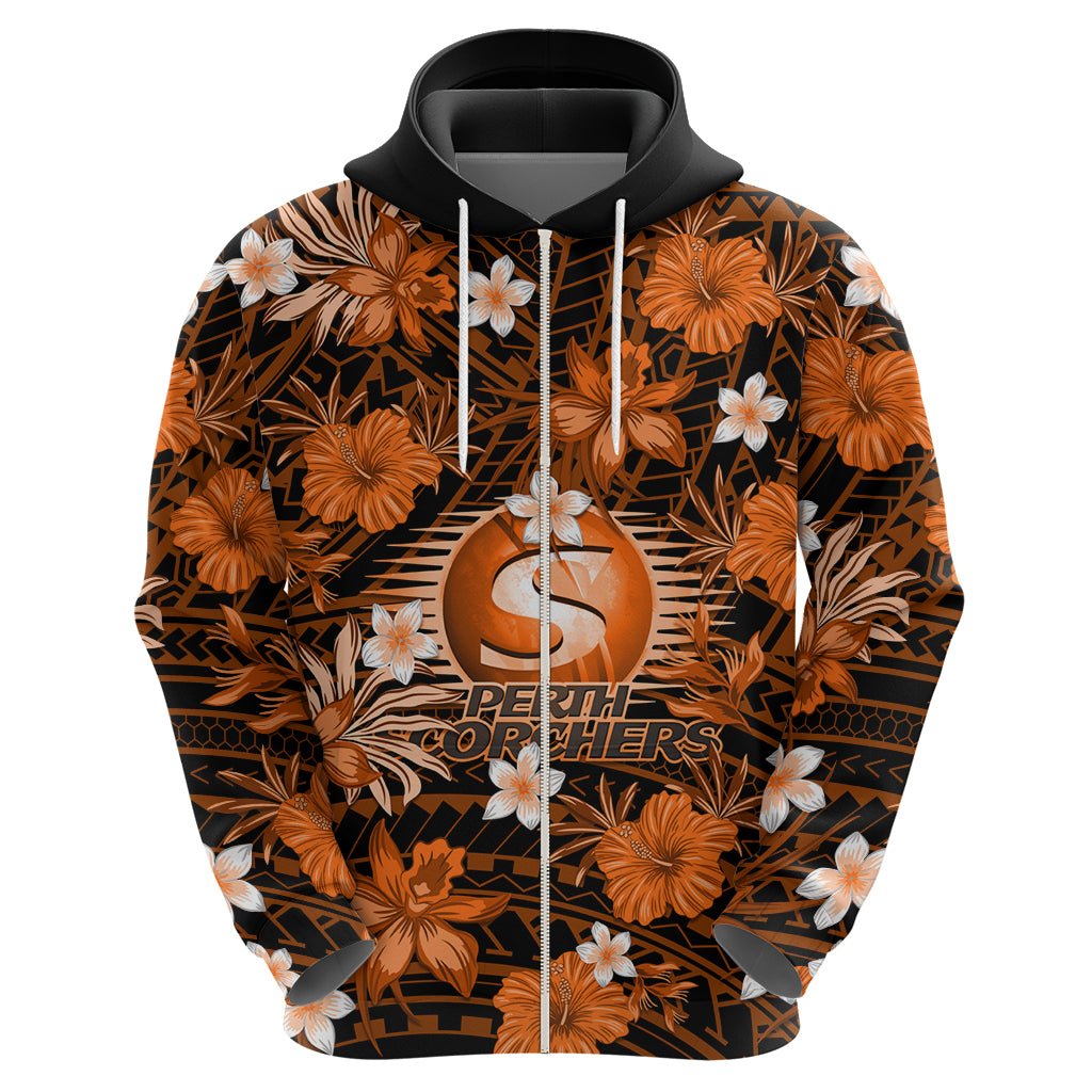 australian-scorchers-cricket-hoodie-baeuty-pacific-hibiscus-and-polynesian-pattern