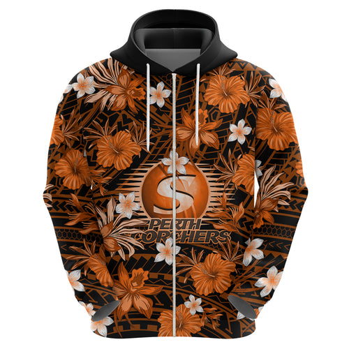 australian-scorchers-cricket-hoodie-baeuty-pacific-hibiscus-and-polynesian-pattern