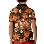 australian-scorchers-cricket-kid-polo-shirt-baeuty-pacific-hibiscus-and-polynesian-pattern