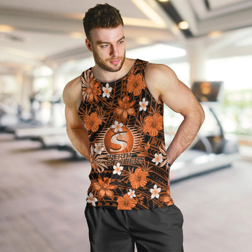 australian-scorchers-cricket-men-tank-top-baeuty-pacific-hibiscus-and-polynesian-pattern