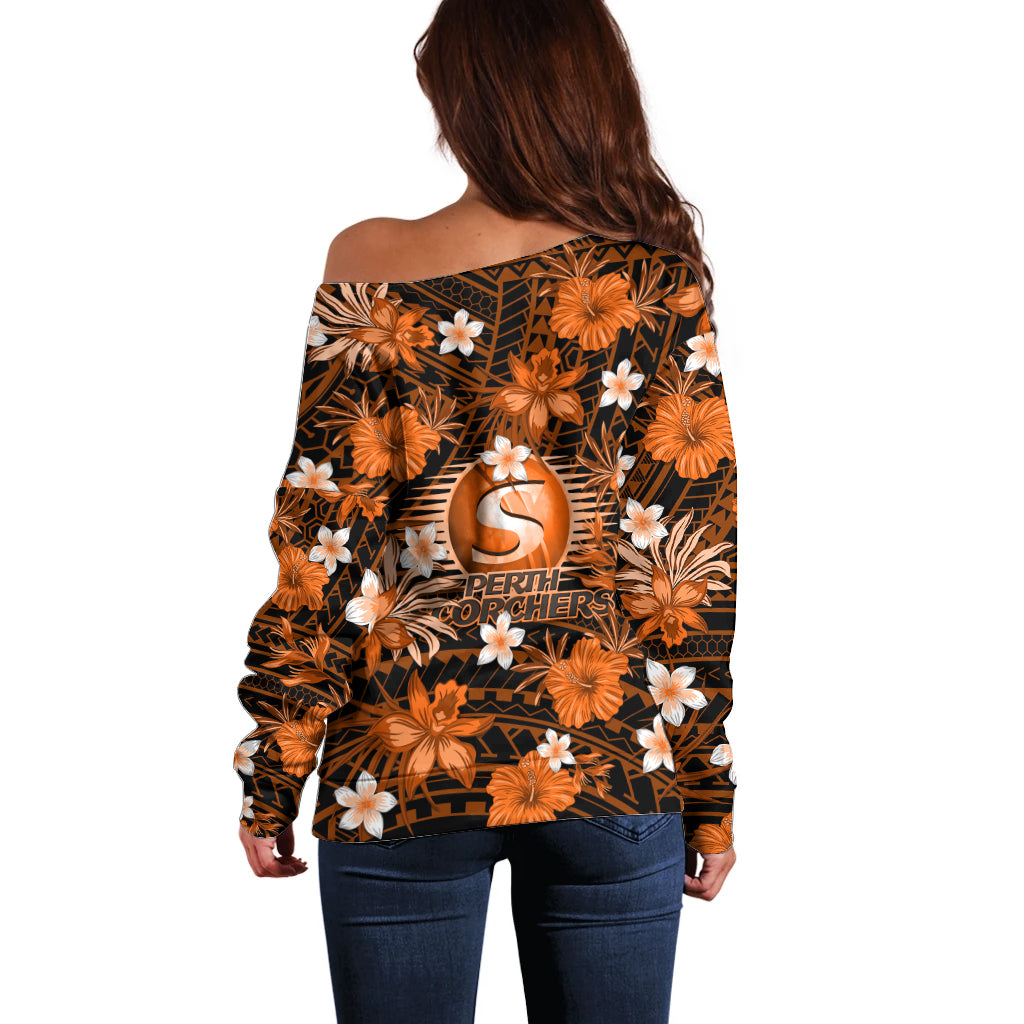 australian-scorchers-cricket-off-shoulder-sweater-baeuty-pacific-hibiscus-and-polynesian-pattern