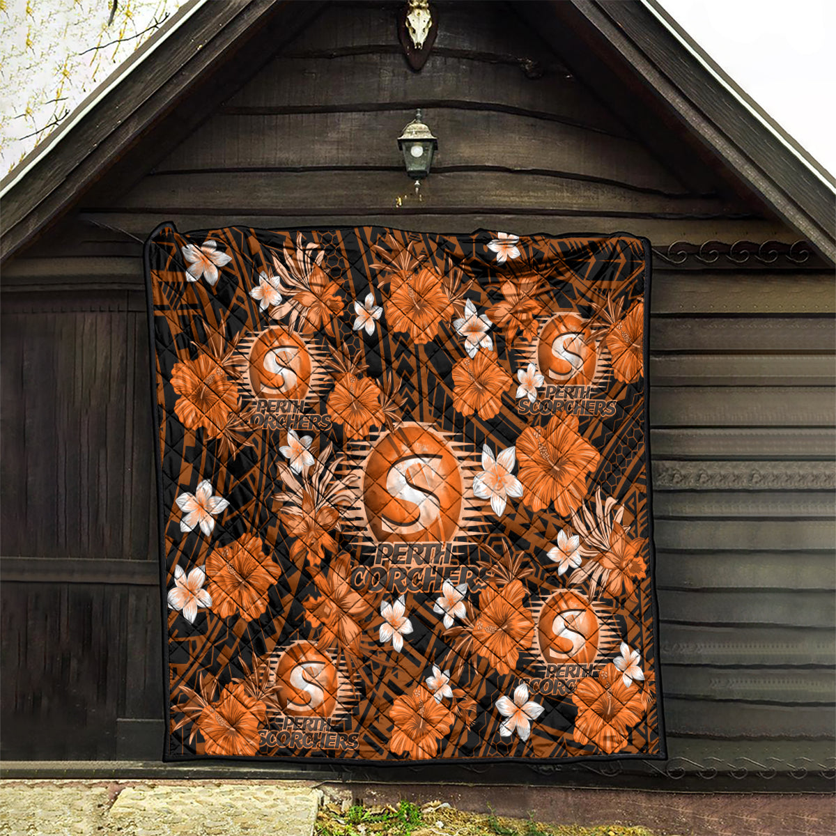 australian-scorchers-cricket-quilt-baeuty-pacific-hibiscus-and-polynesian-pattern