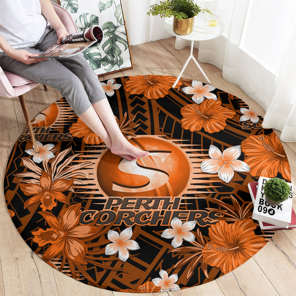 australian-scorchers-cricket-round-carpet-baeuty-pacific-hibiscus-and-polynesian-pattern