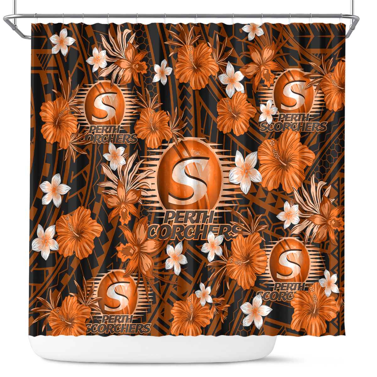 australian-scorchers-cricket-shower-curtain-baeuty-pacific-hibiscus-and-polynesian-pattern