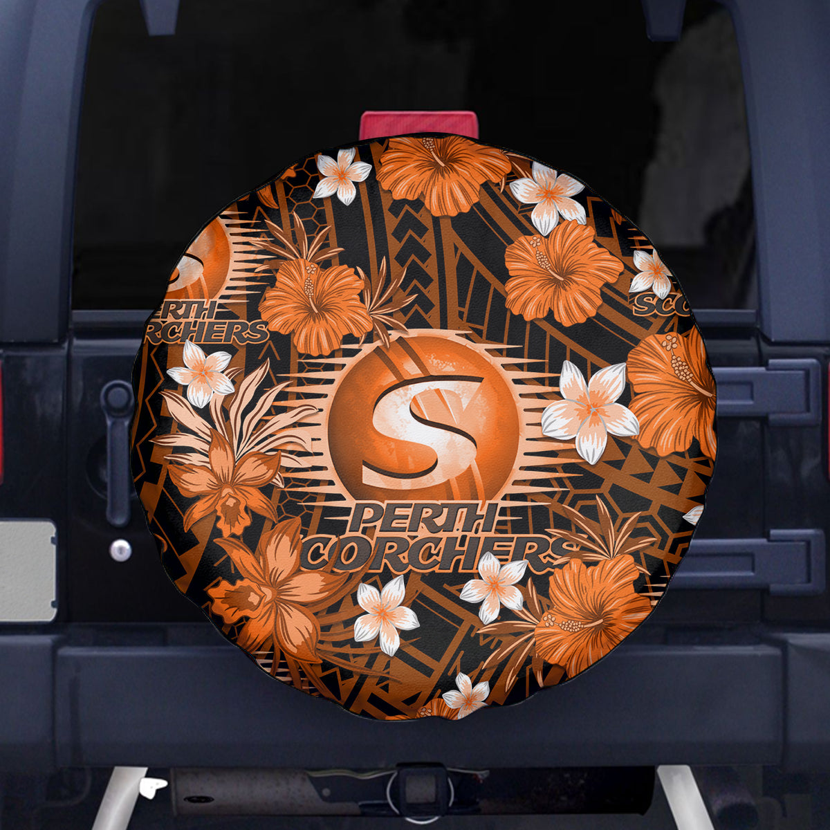 australian-scorchers-cricket-spare-tire-cover-baeuty-pacific-hibiscus-and-polynesian-pattern