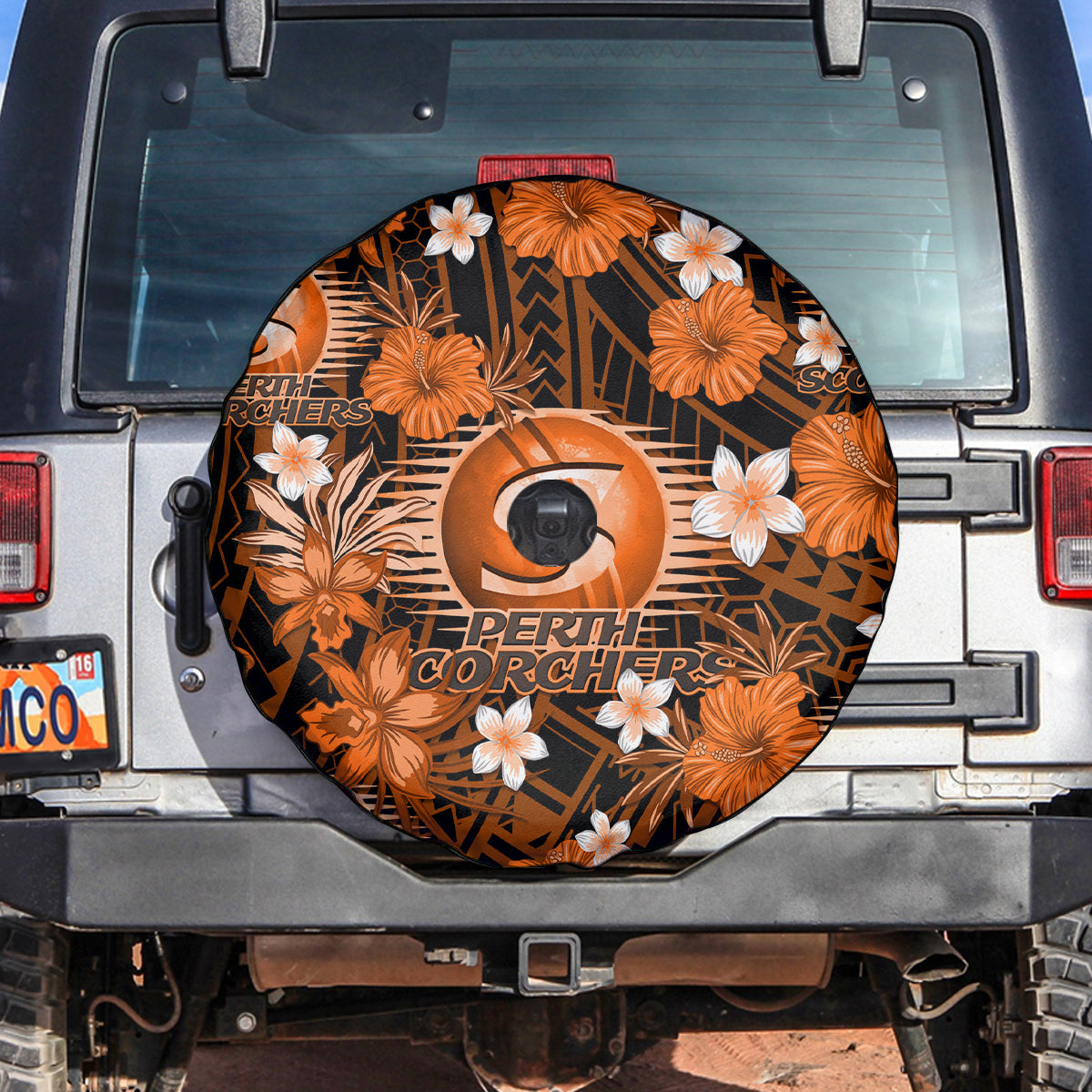australian-scorchers-cricket-spare-tire-cover-baeuty-pacific-hibiscus-and-polynesian-pattern