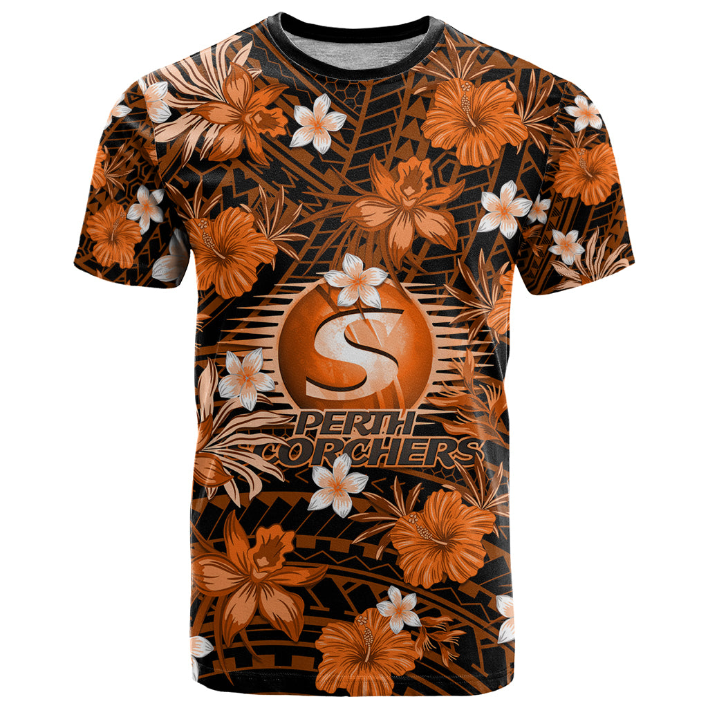 australian-scorchers-cricket-t-shirt-baeuty-pacific-hibiscus-and-polynesian-pattern