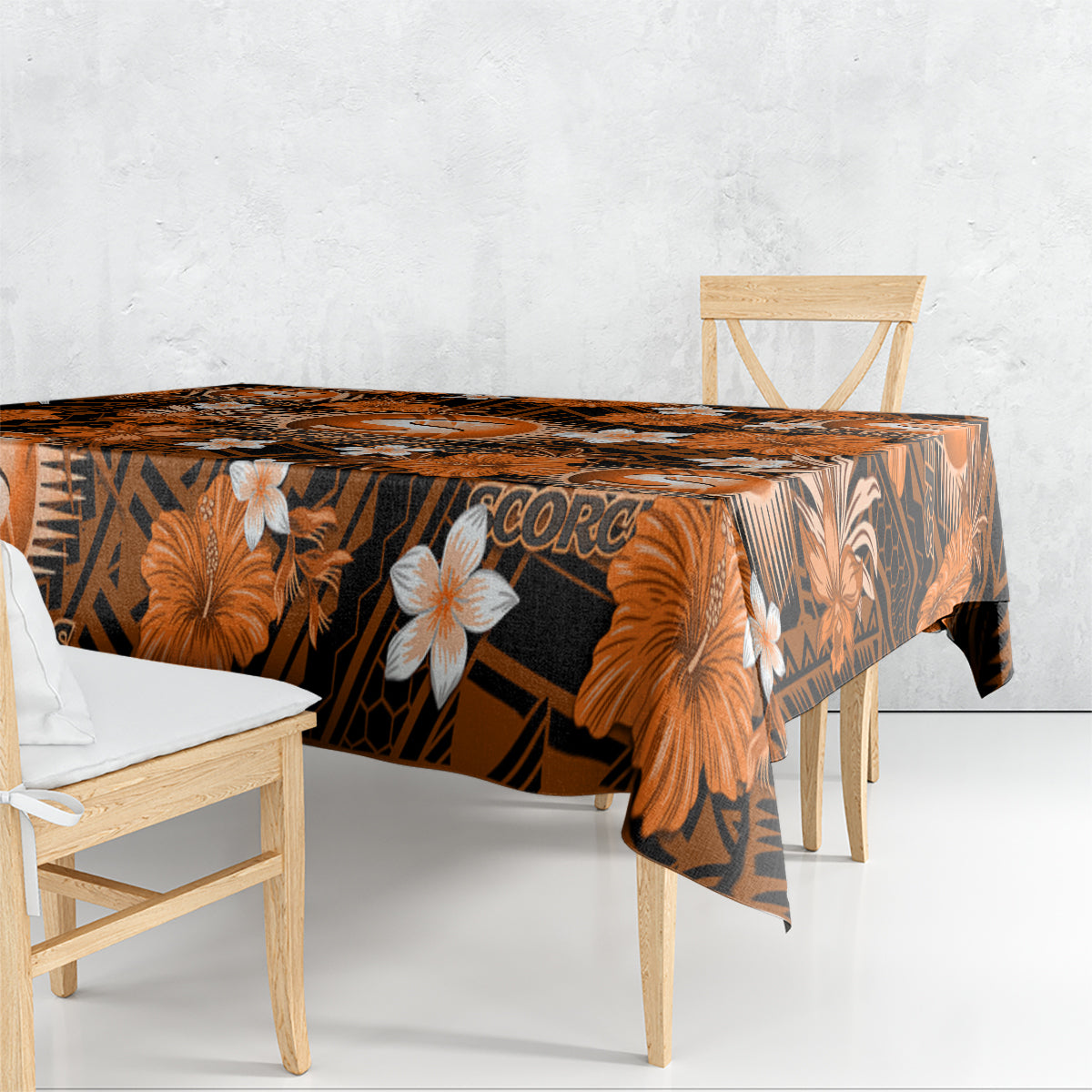 australian-scorchers-cricket-tablecloth-baeuty-pacific-hibiscus-and-polynesian-pattern
