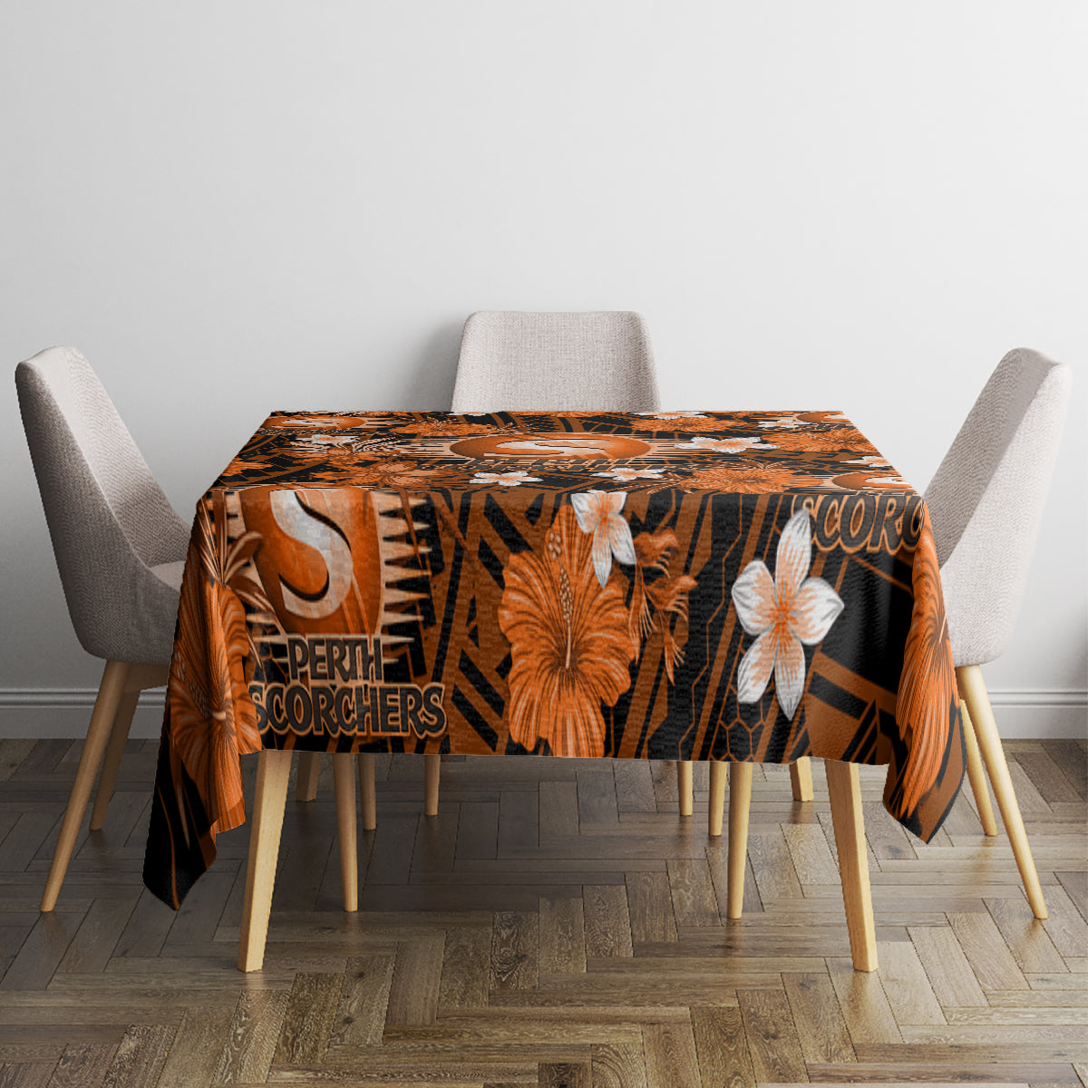 australian-scorchers-cricket-tablecloth-baeuty-pacific-hibiscus-and-polynesian-pattern