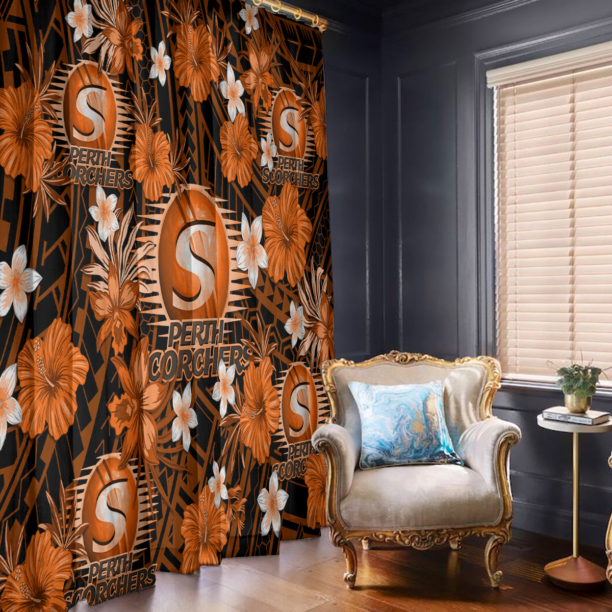 australian-scorchers-cricket-window-curtain-baeuty-pacific-hibiscus-and-polynesian-pattern