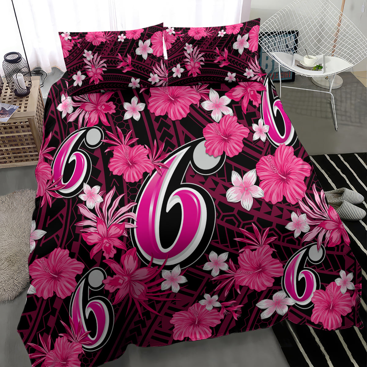australian-sixers-cricket-bedding-set-baeuty-pacific-hibiscus-and-polynesian-pattern