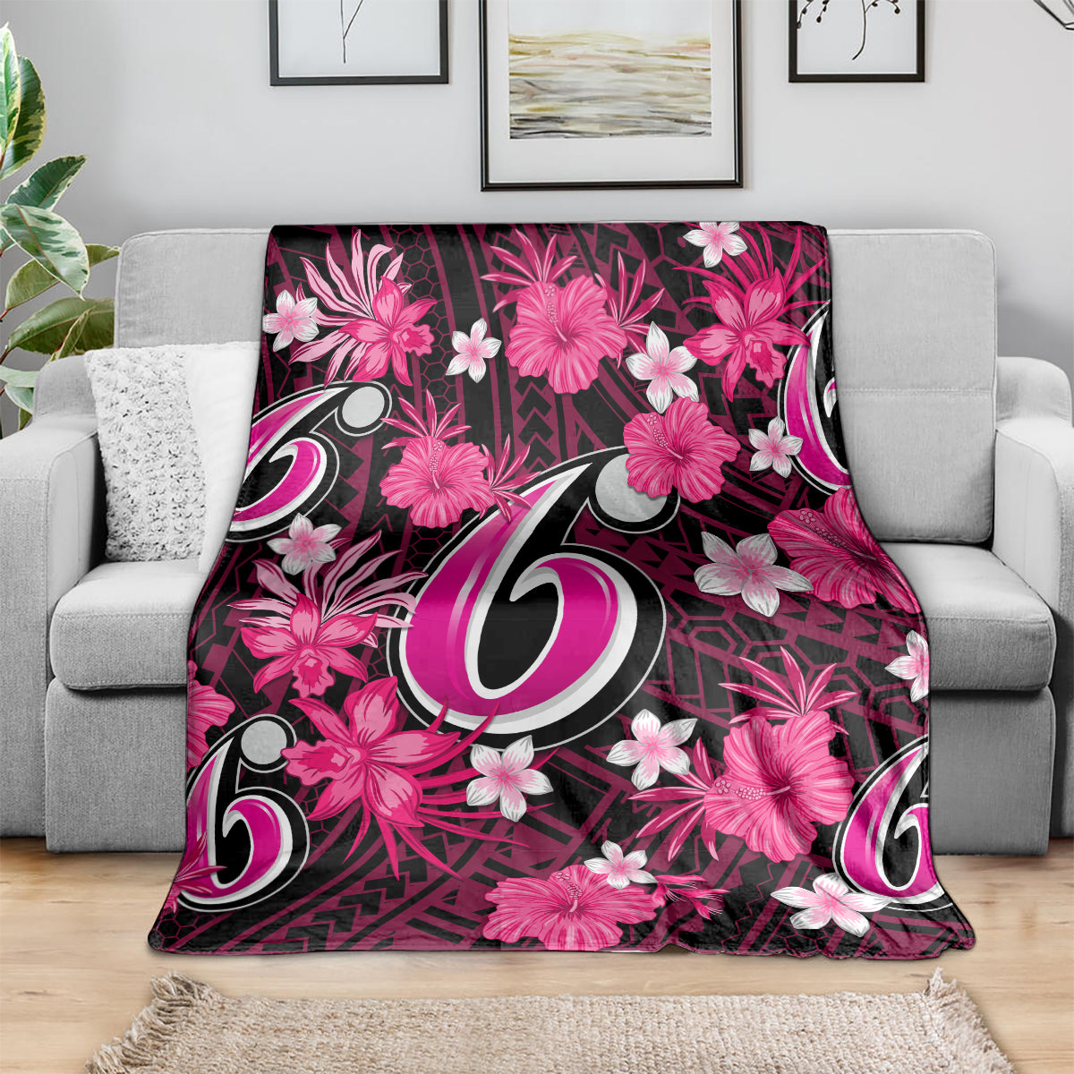 australian-sixers-cricket-blanket-baeuty-pacific-hibiscus-and-polynesian-pattern