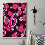 australian-sixers-cricket-canvas-wall-art-baeuty-pacific-hibiscus-and-polynesian-pattern