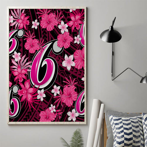 australian-sixers-cricket-canvas-wall-art-baeuty-pacific-hibiscus-and-polynesian-pattern