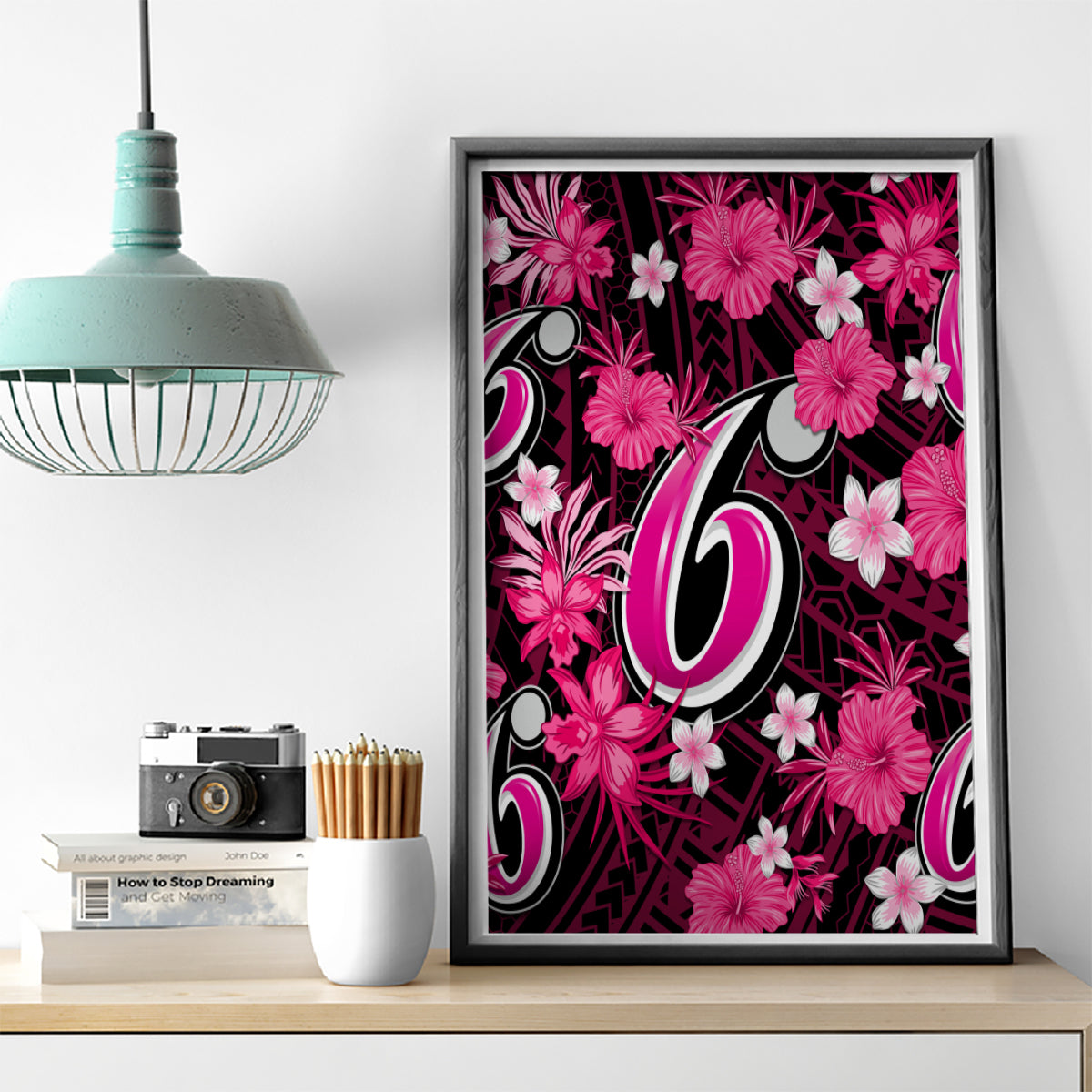 australian-sixers-cricket-canvas-wall-art-baeuty-pacific-hibiscus-and-polynesian-pattern