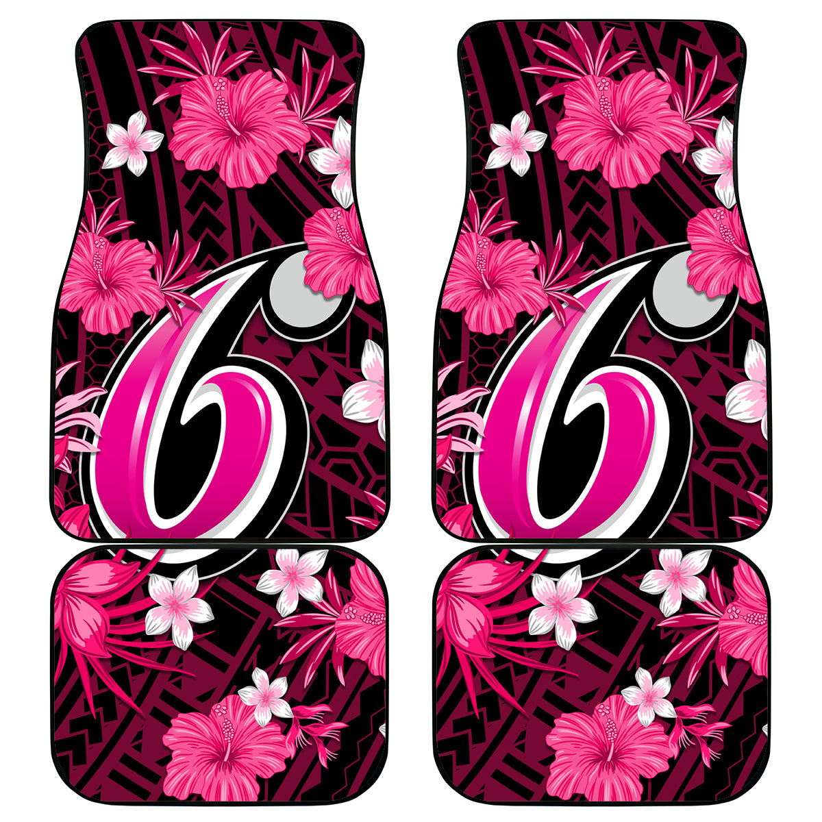 australian-sixers-cricket-car-mats-baeuty-pacific-hibiscus-and-polynesian-pattern